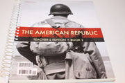 The American Republic, Teacher's edition (2 Volume Set with CD) used book depot