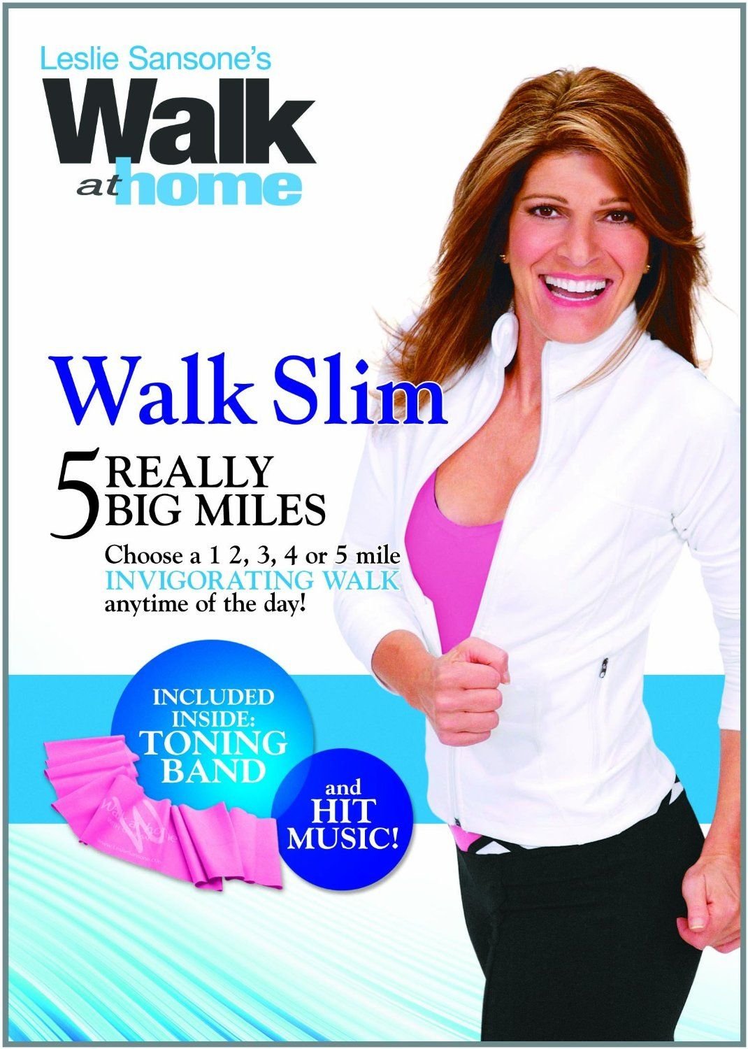 Leslie Sansone: 5 Really Big Miles used book depot