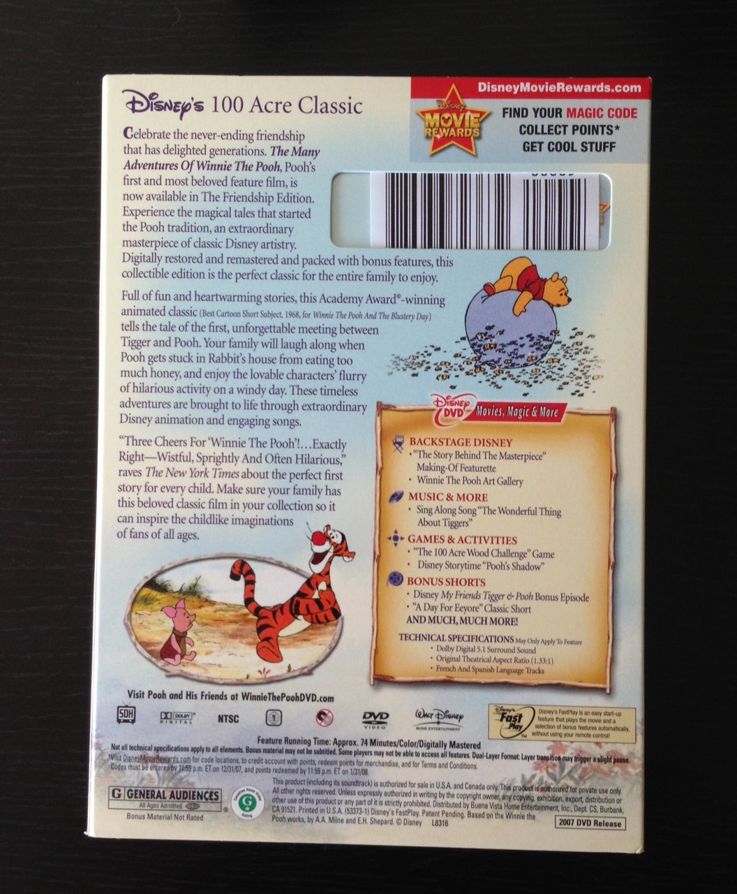 The Many Adventures of Winnie the Pooh (The Friendship Edition) used book depot
