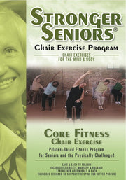 Stronger Seniors Core Fitness: Chair-based Pilates program designed to strengthen the abdominals, lower back and pelvic floor. Improve balance, posture, and proper breathing used book depot