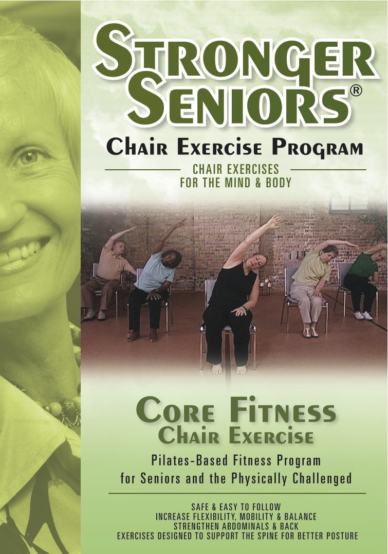 Stronger Seniors Core Fitness: Chair-based Pilates program designed to strengthen the abdominals, lower back and pelvic floor. Improve balance, posture, and proper breathing used book depot
