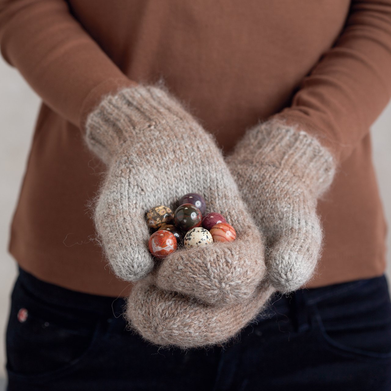 Knitting Circles around Mittens and More: Creative Projects on Circular Needles used book depot