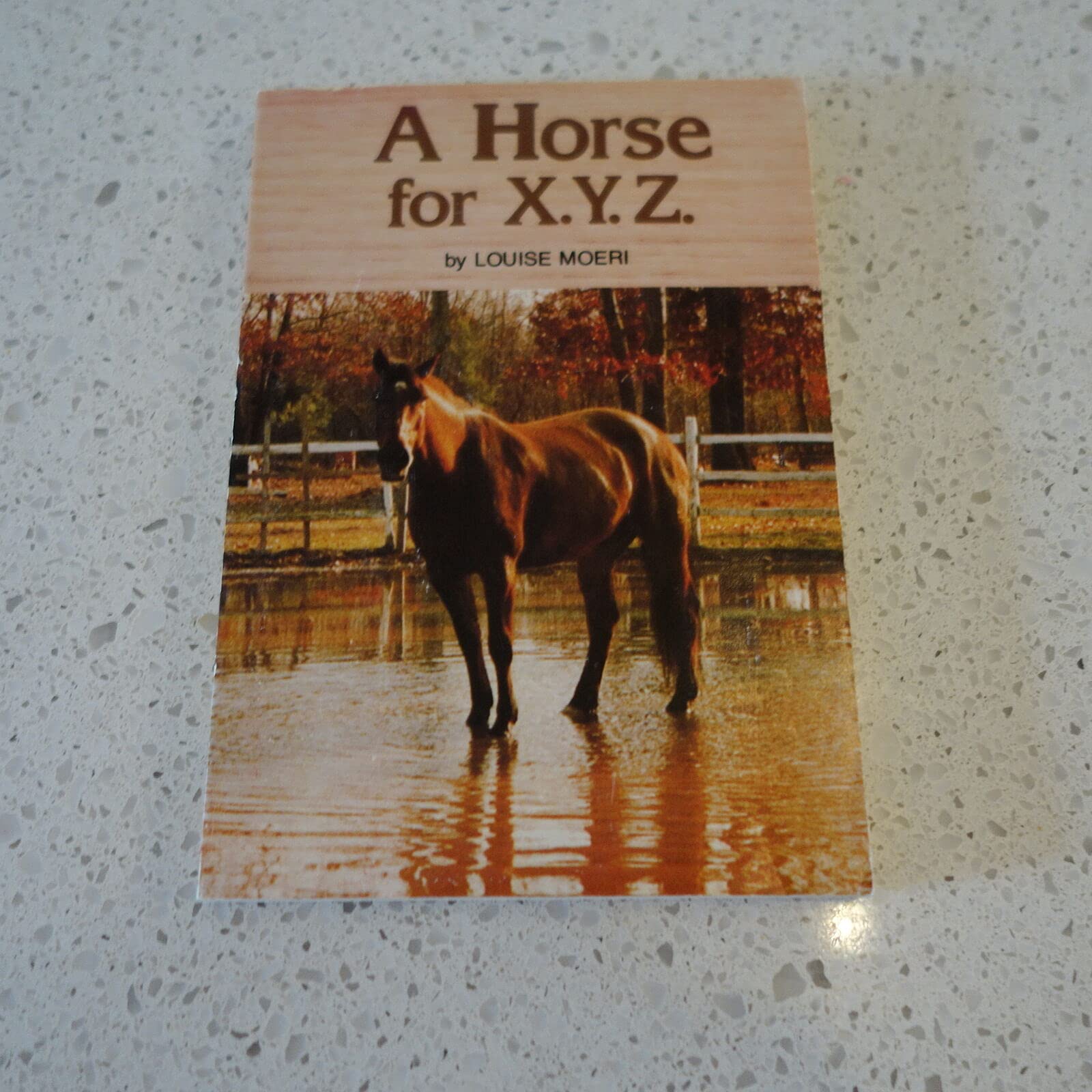 Horse for X.Y.Z. used book depot