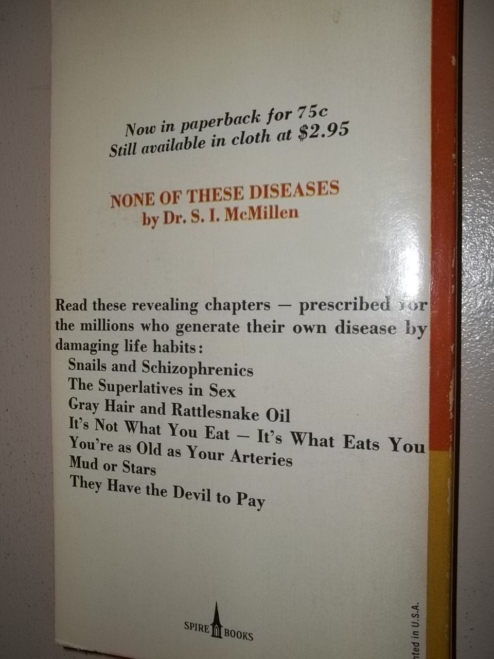 None of these diseases used book depot