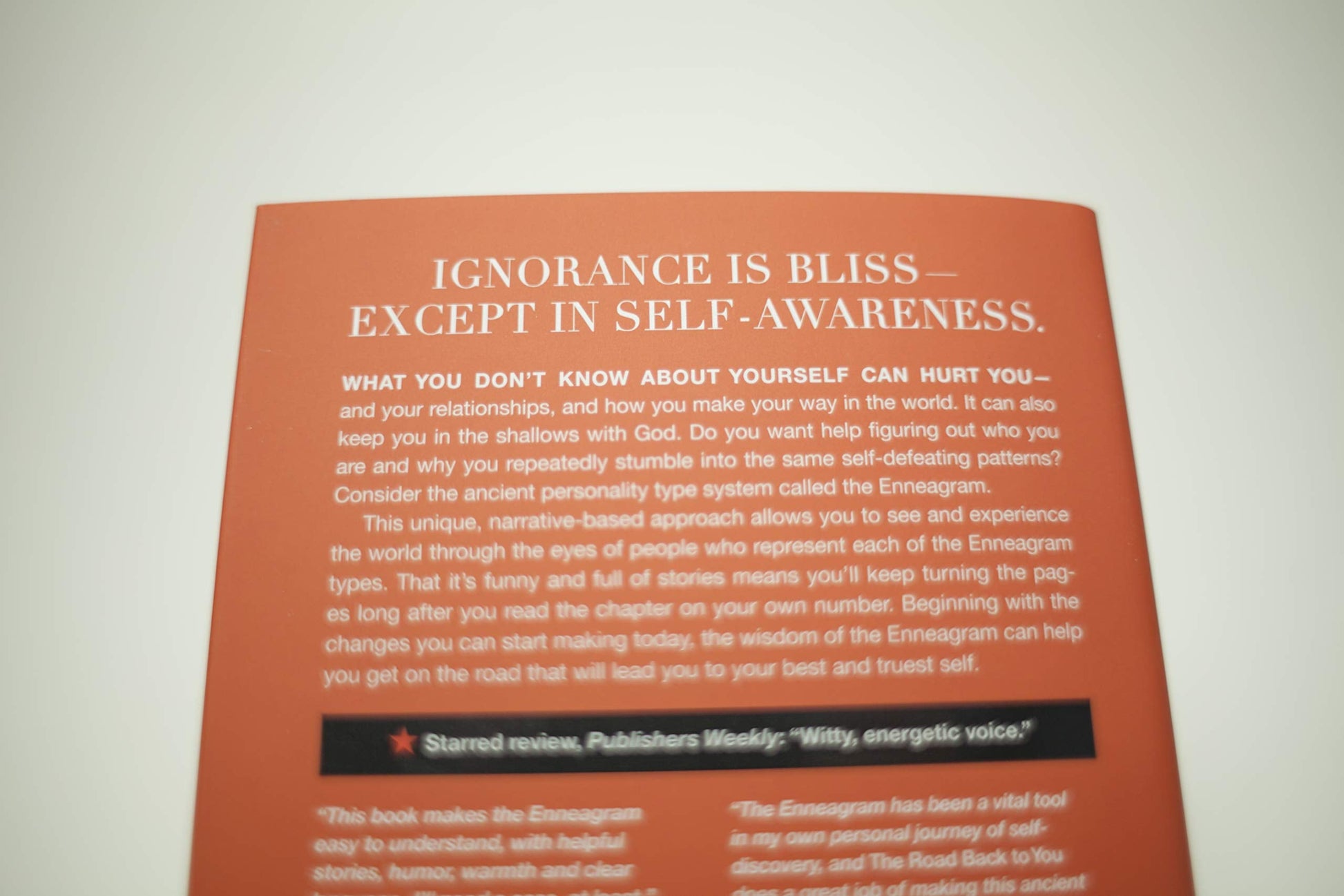 The Road Back to You: An Enneagram Journey to Self-Discovery used book depot