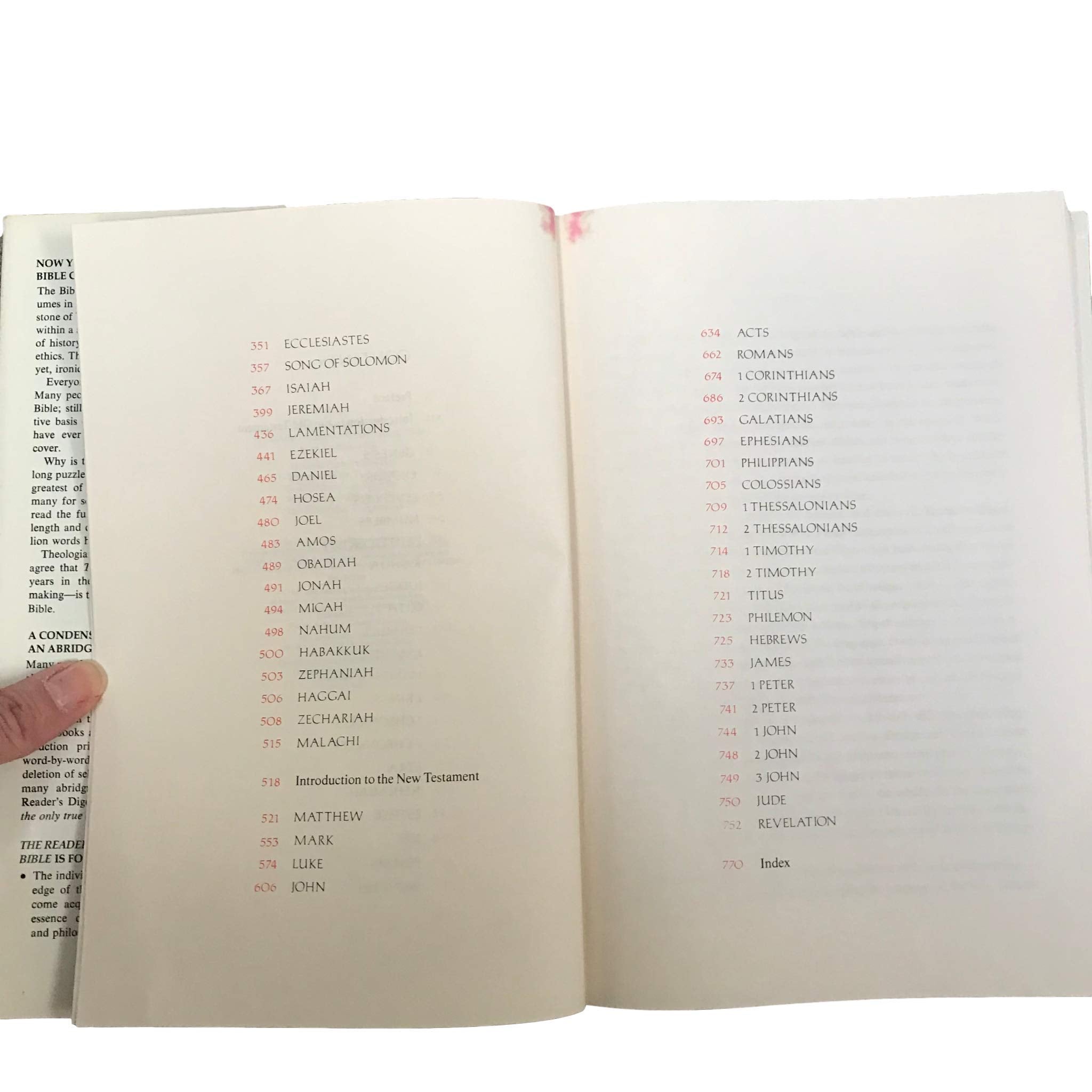 Reader's Digest Bible: Condensed from the Revised Standard Version Old and New Testaments used book depot