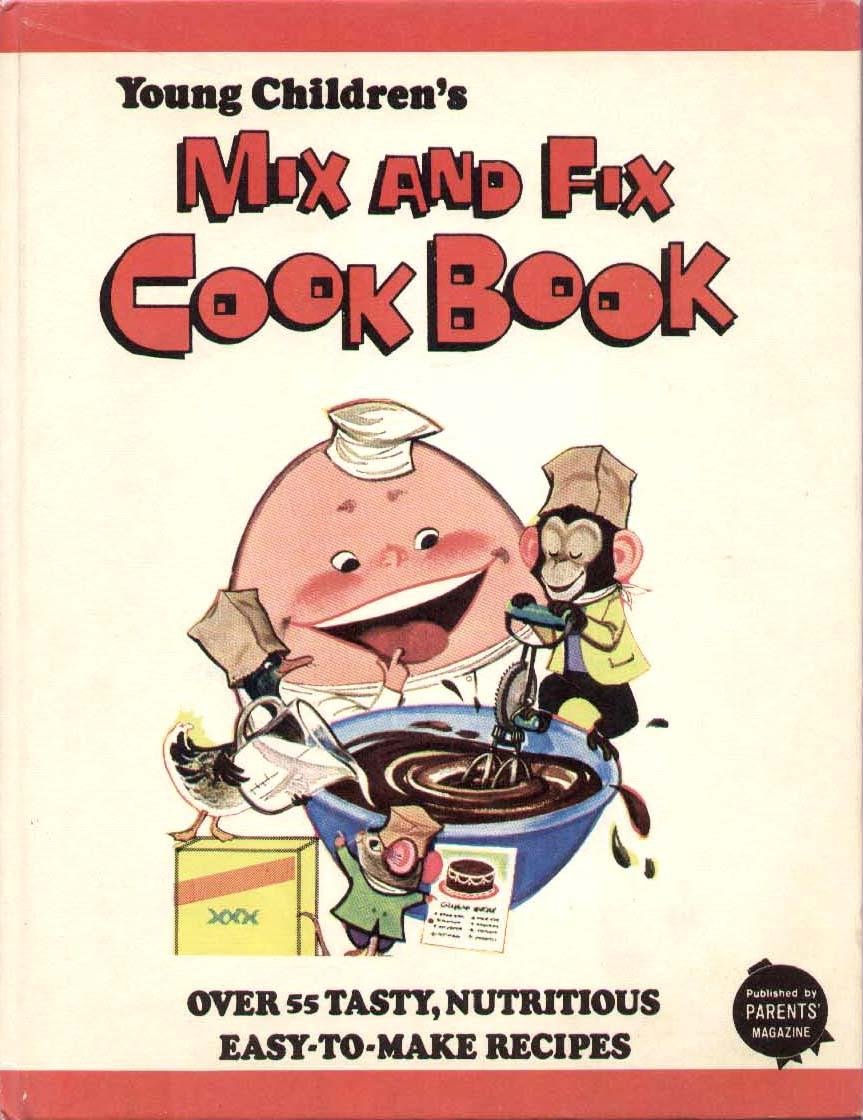 Young Children's Mix and Fix Cook Book used book depot