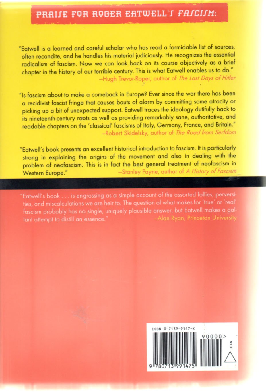 Fascism: A History used book depot