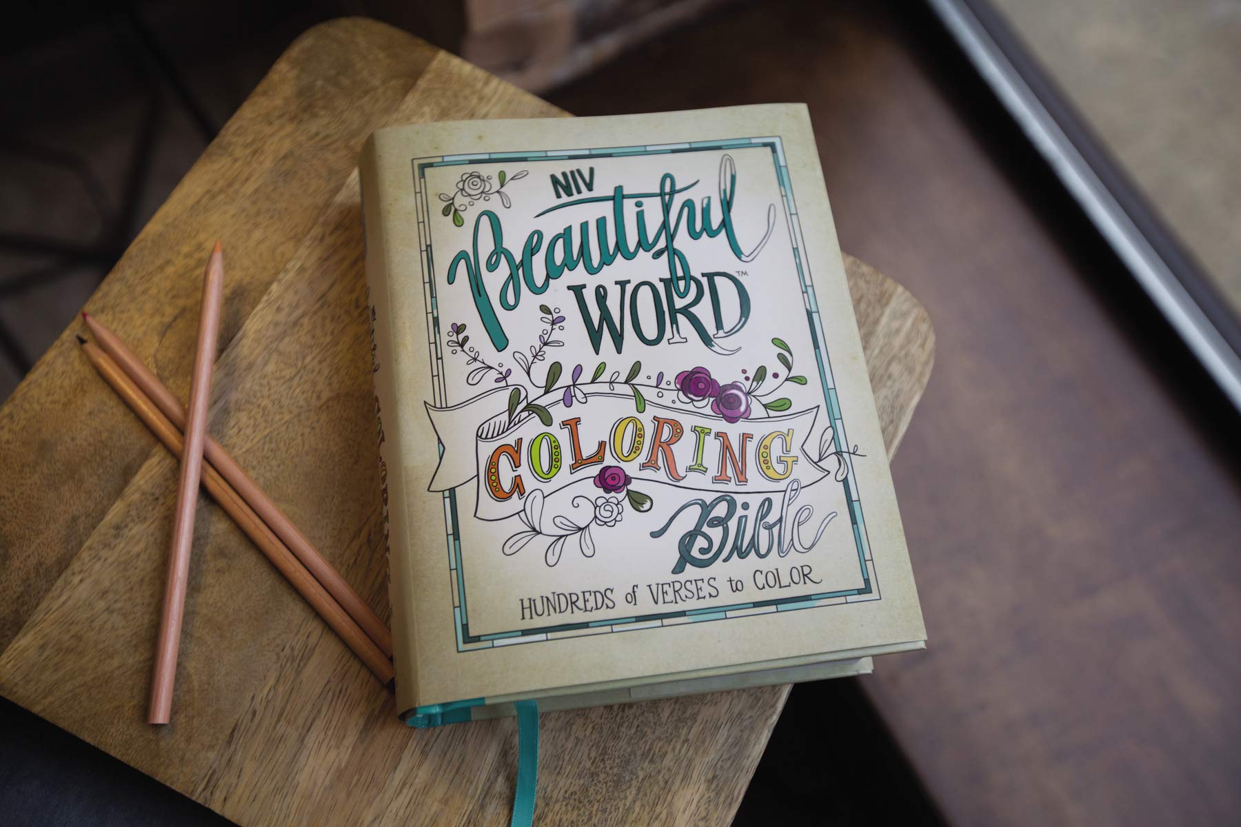 NIV, Beautiful Word Coloring Bible, Hardcover: Hundreds of Verses to Color used book depot