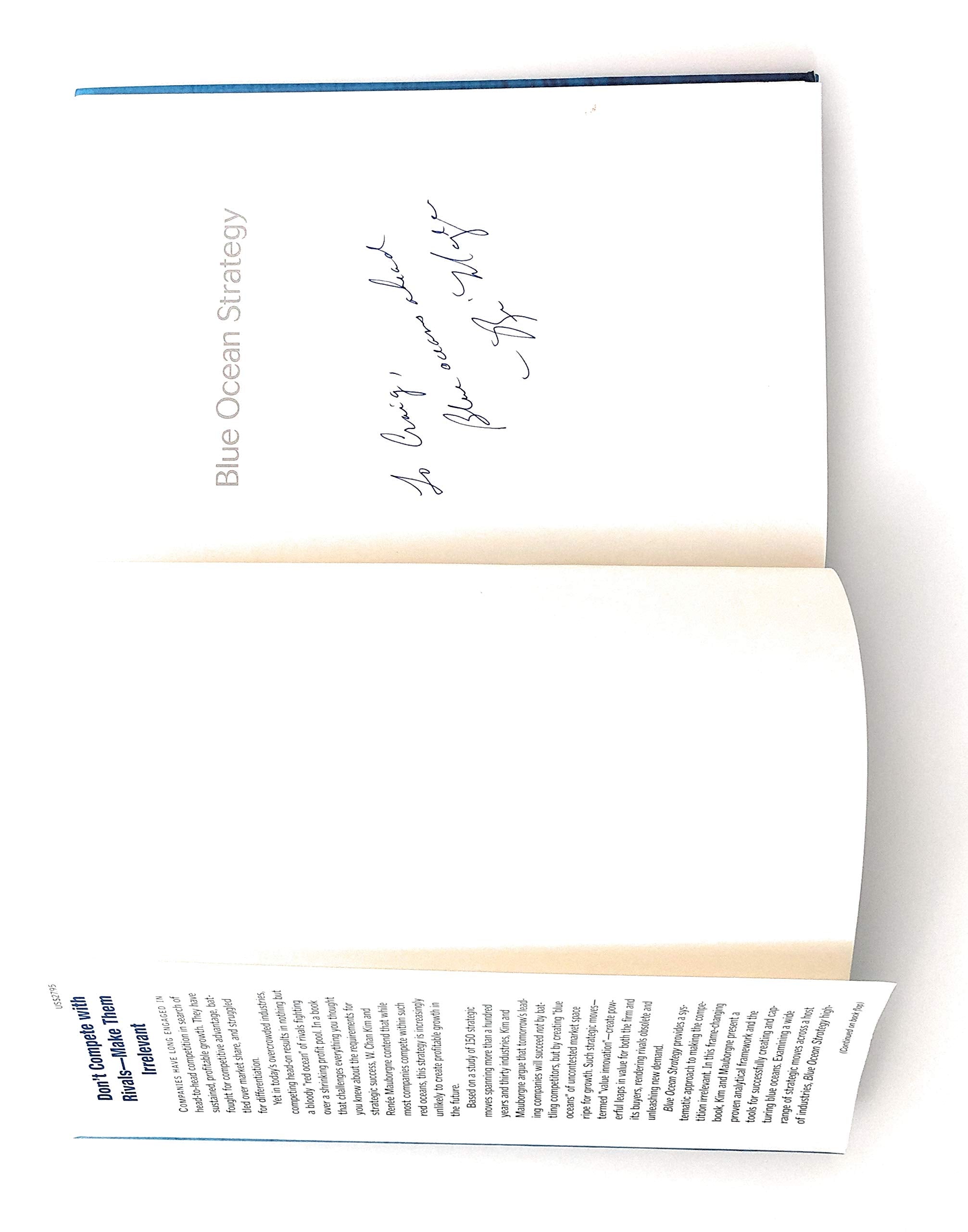 Blue Ocean Strategy: How to Create Uncontested Market Space and Make Competition Irrelevant used book depot