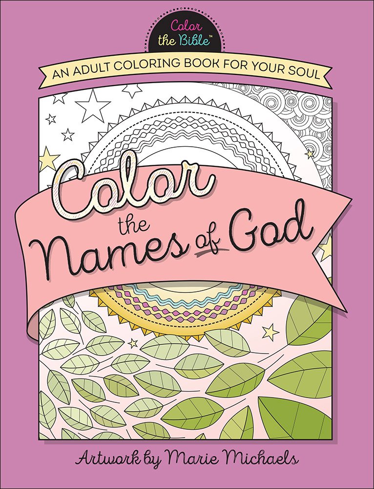Color the Names of God: An Adult Coloring Book for Your Soul (Color the Bible) used book depot