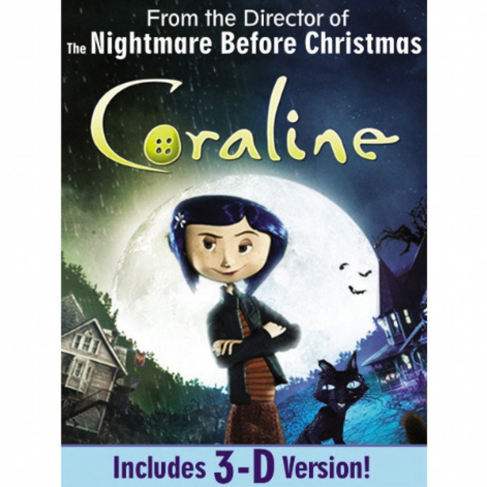 Coraline (Single-Disc Edition)[Anaglyph 3D] [DVD] used book depot