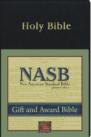 New American Standard Gift & Award Bible; Black Imitation Leather used book depot