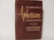 The Viking Book of Aphorisms, A personal Selection used book depot