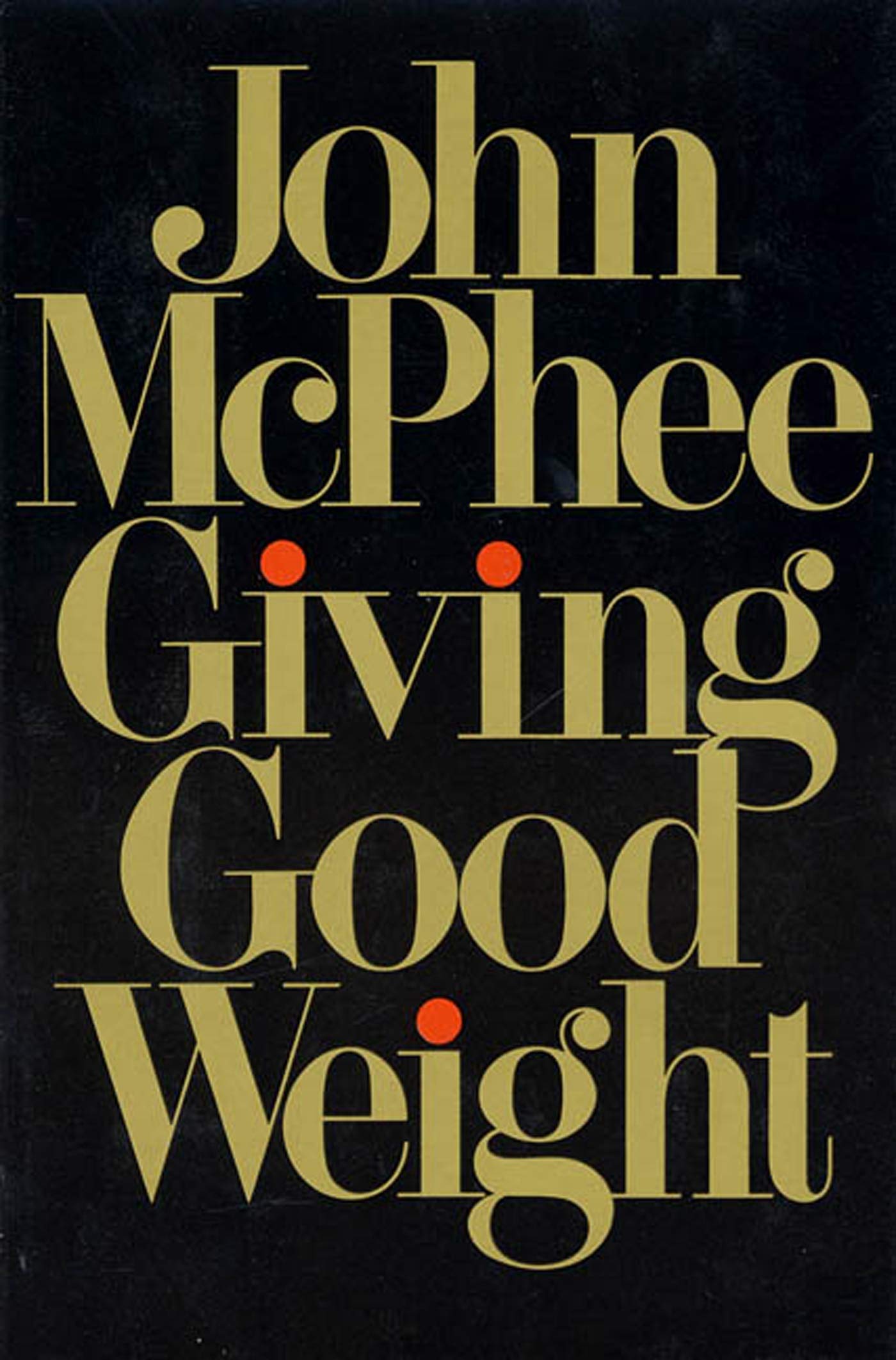 Giving Good Weight used book depot