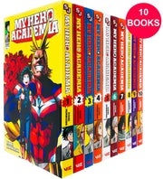 My Hero Academia Volume 1-10 Collection 10 Books Set by Kohei Horikoshi used book depot