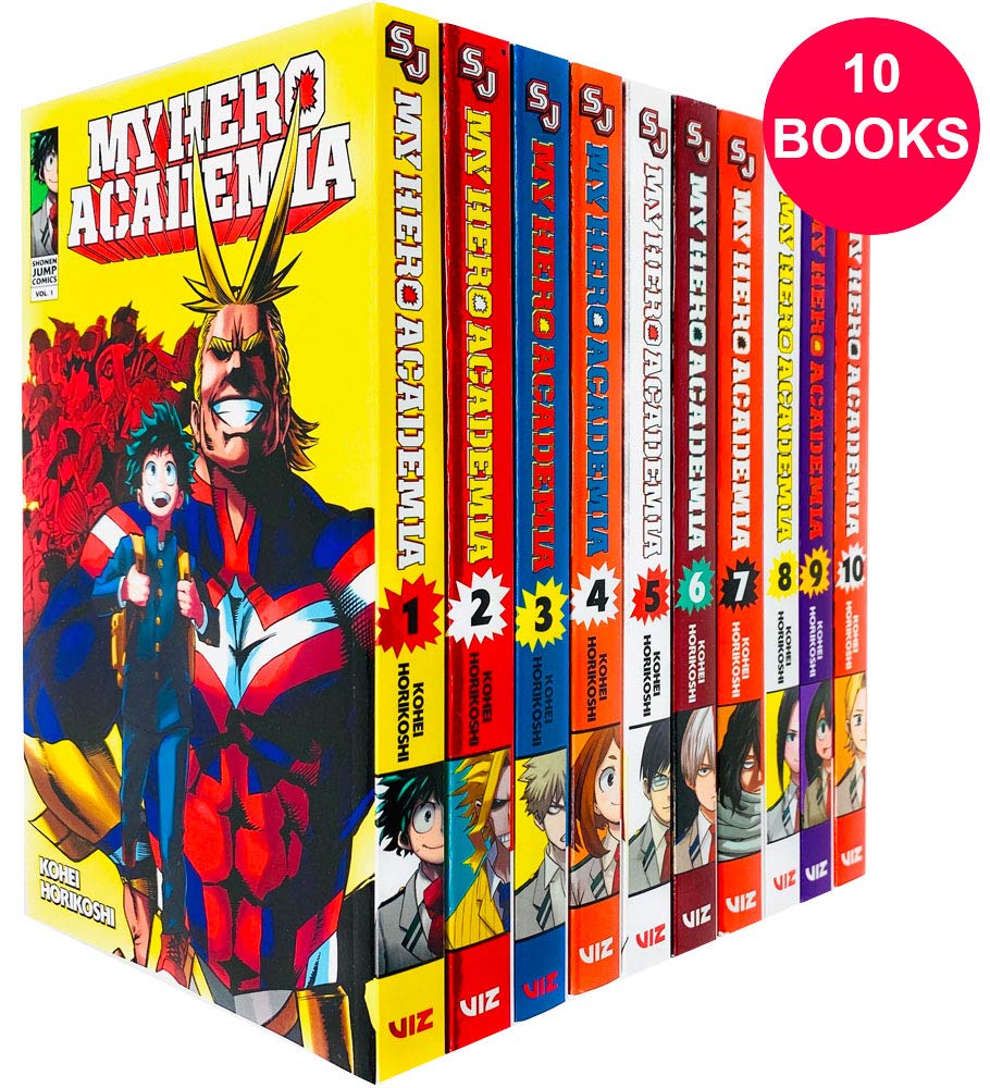 My Hero Academia Volume 1-10 Collection 10 Books Set by Kohei Horikoshi used book depot
