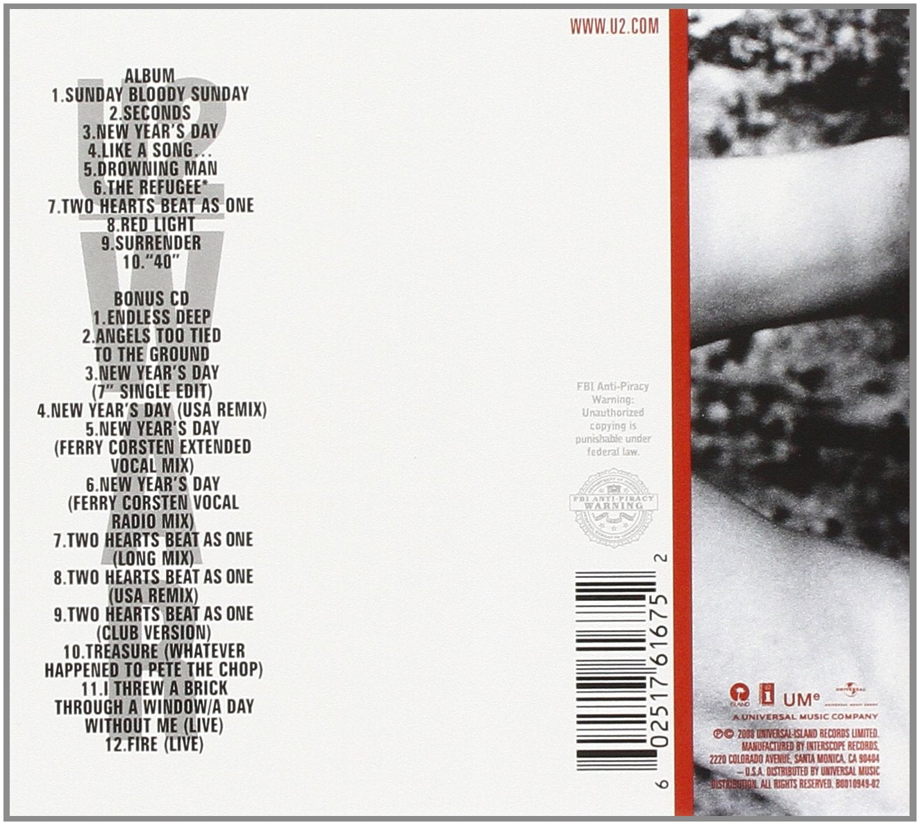 U2 Deluxe Edition Box Set used book depot