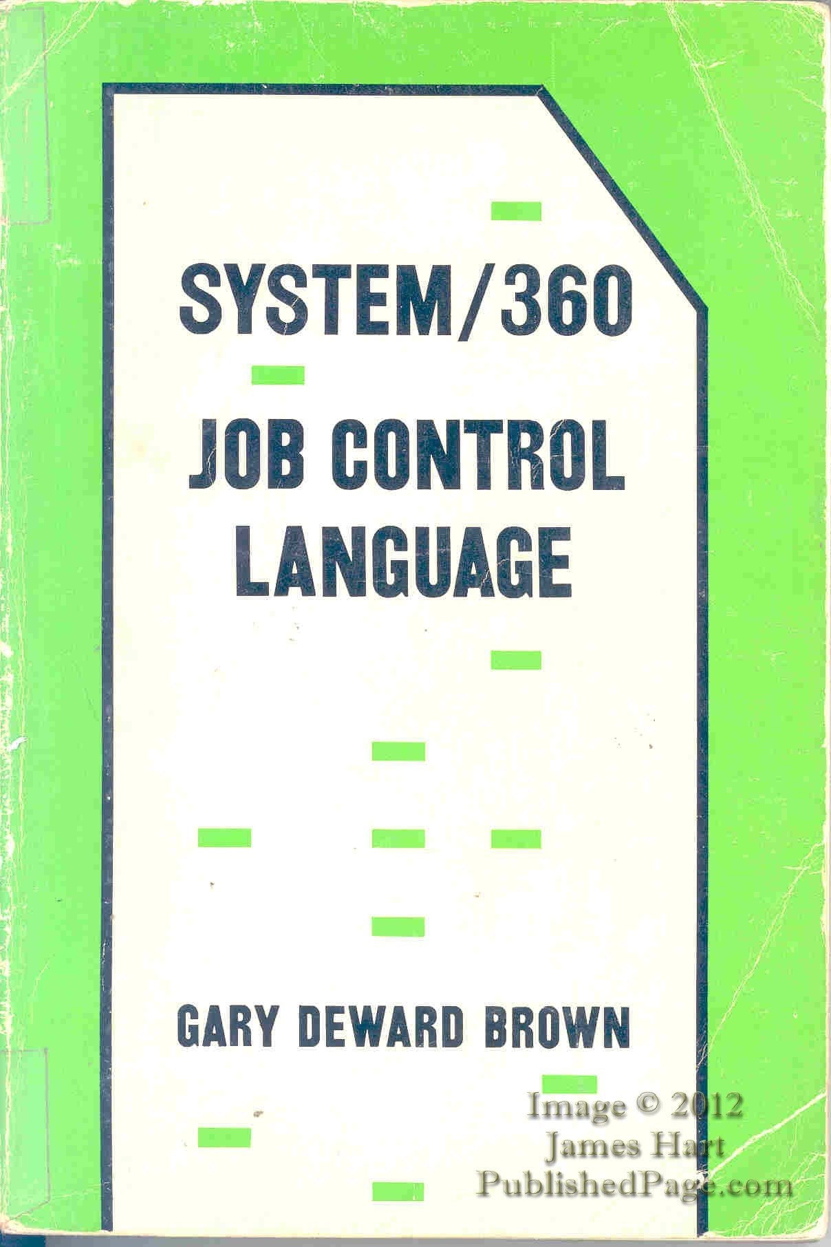 System/360 job control language used book depot