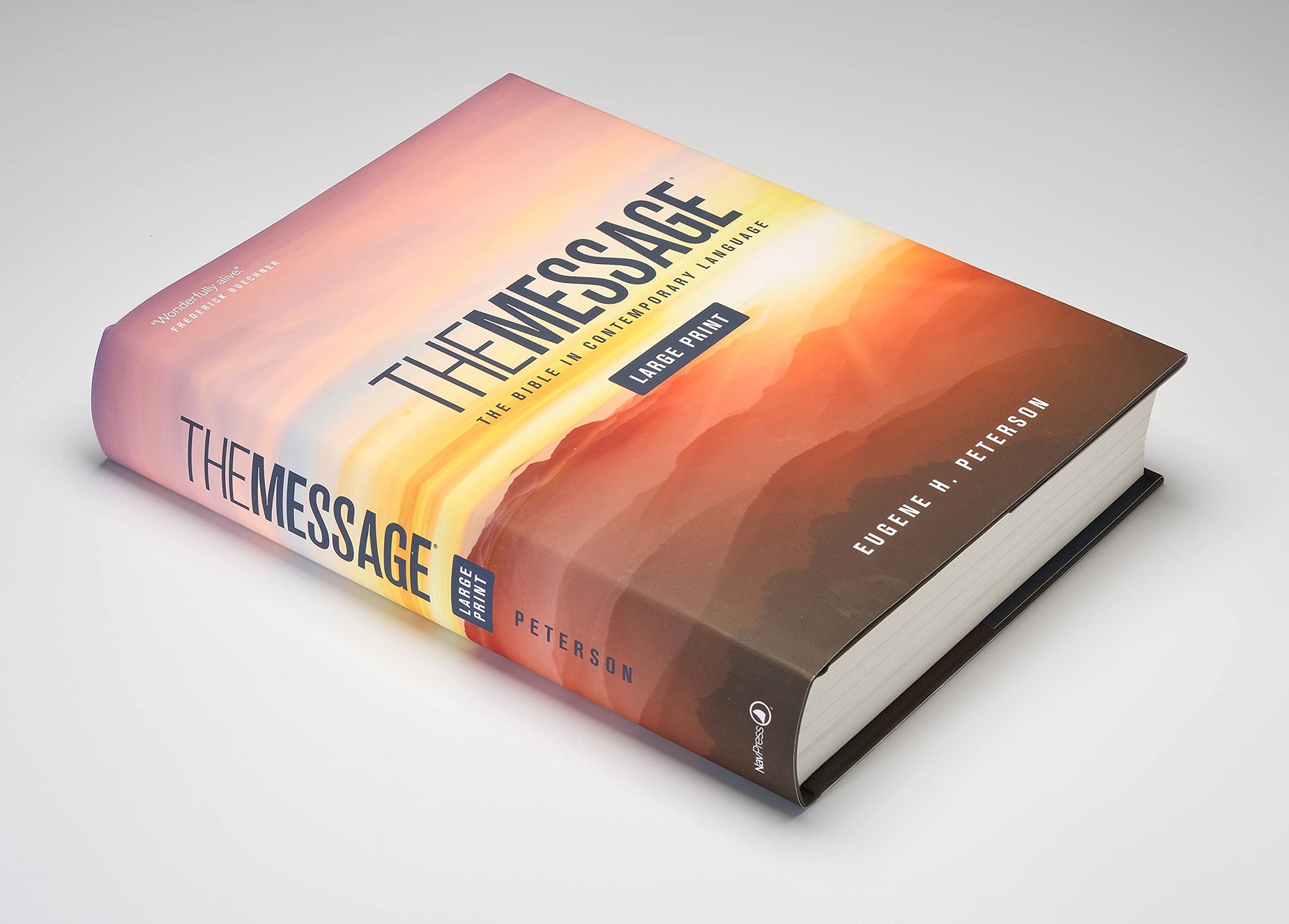 The Message Large Print (Hardcover): The Bible in Contemporary Language used book depot