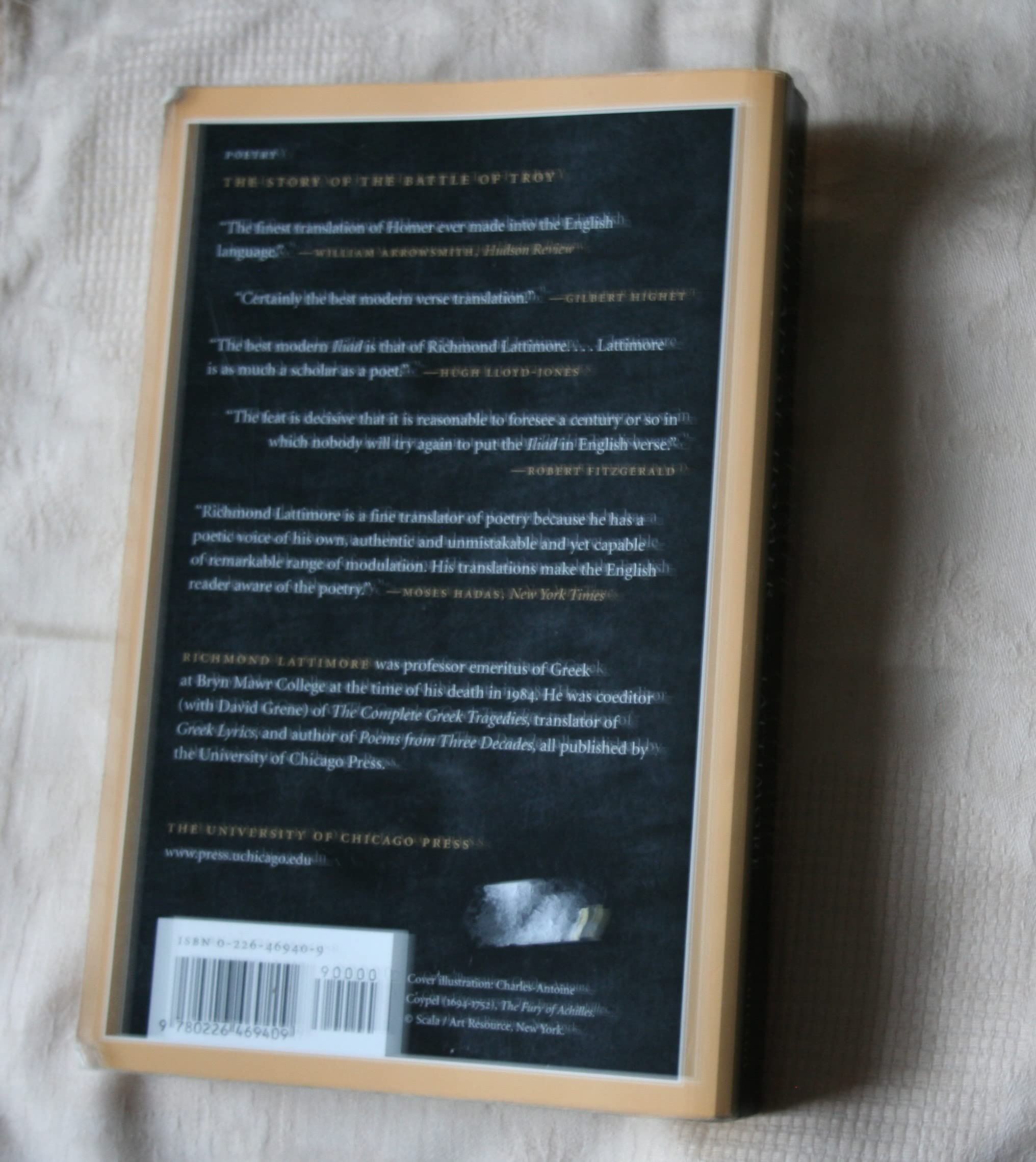 The Iliad of Homer used book depot