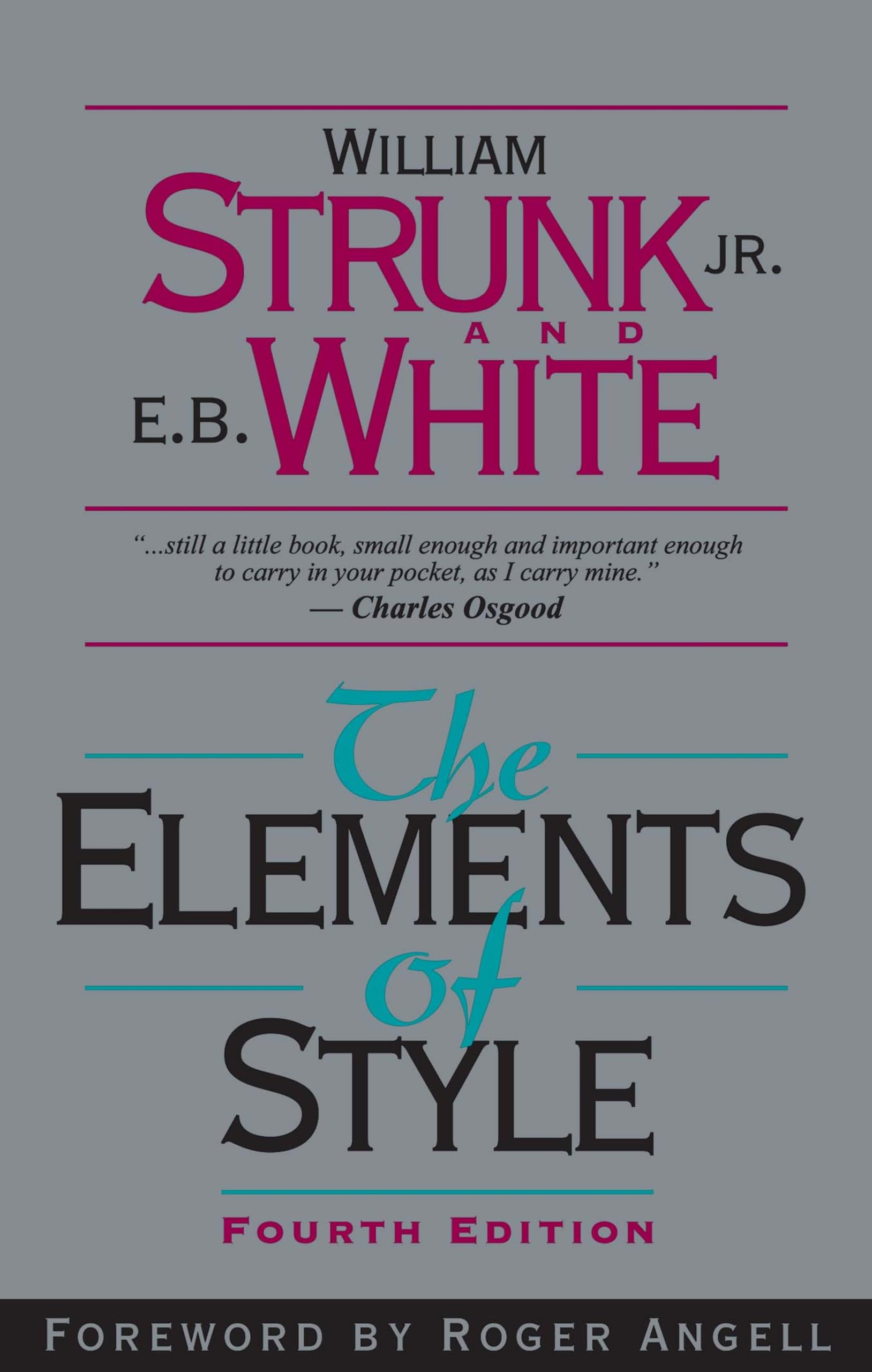 The Elements of Style, Fourth Edition used book depot
