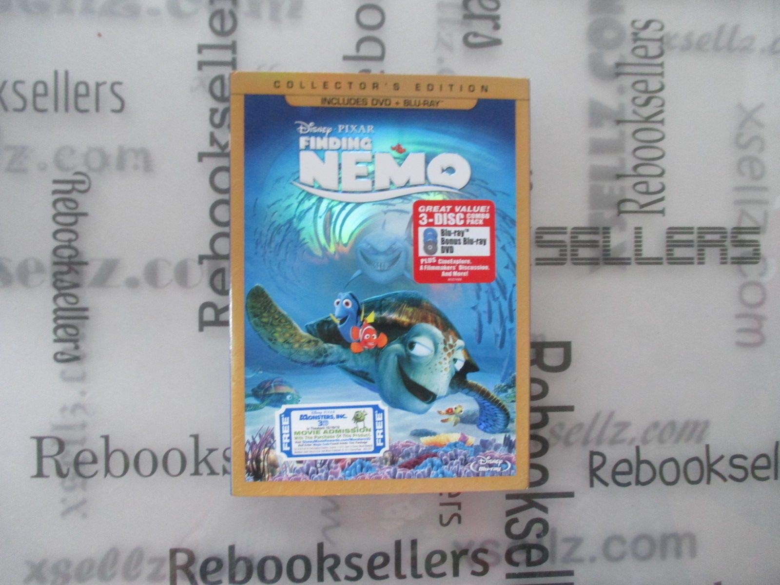 Finding Nemo (Three-Disc Collector's Edition: Blu-ray/DVD in DVD Packaging) used book depot