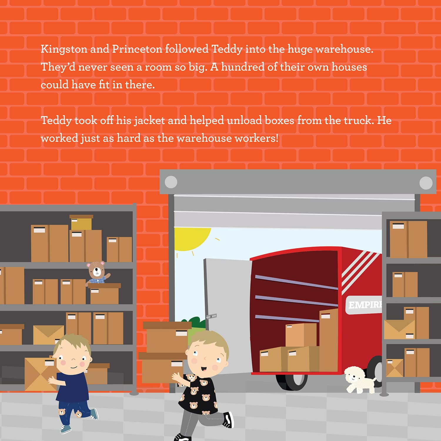 Teddy GOES TO WORK used book depot
