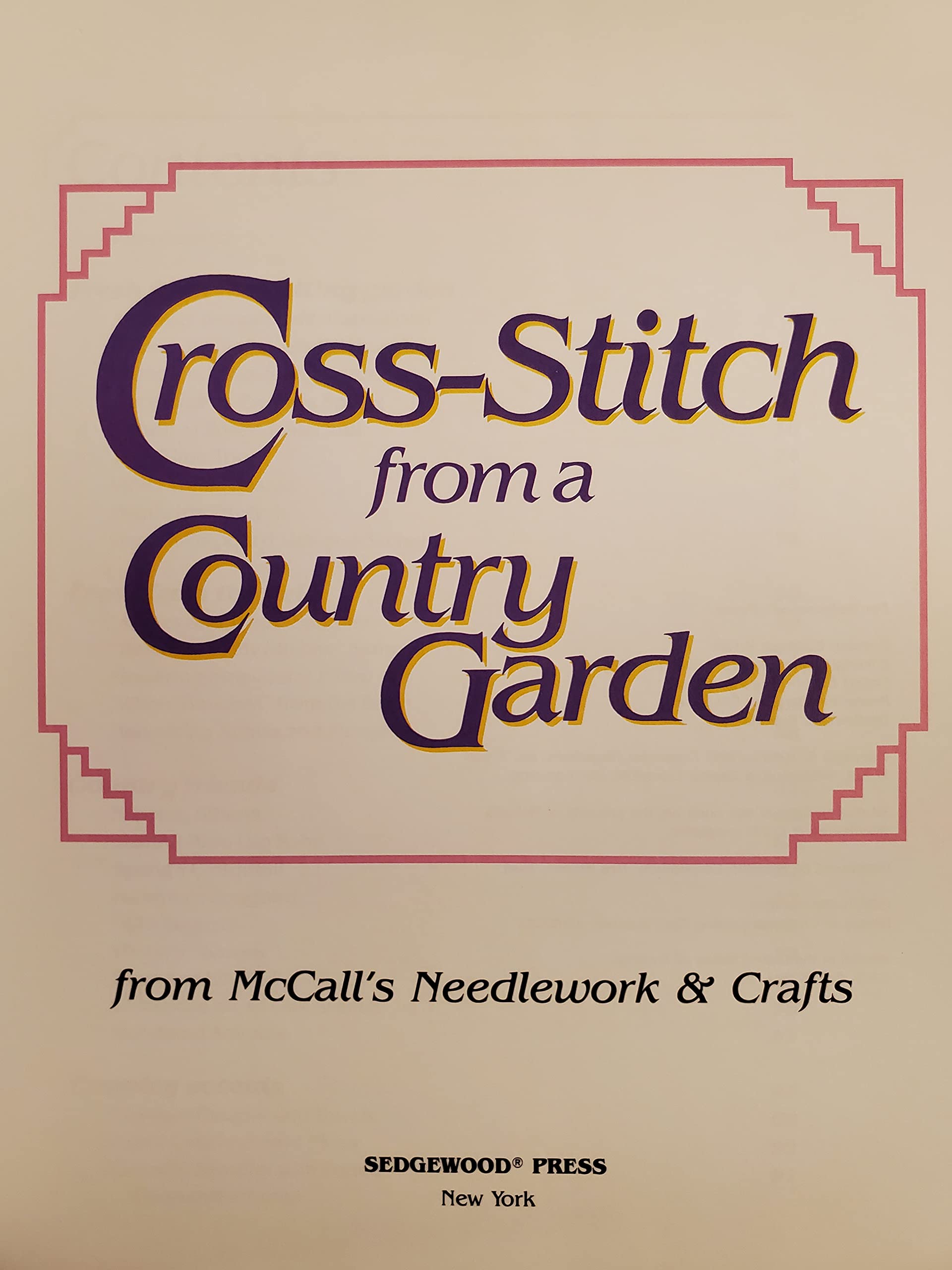 Cross-Stitch from a Country Garden