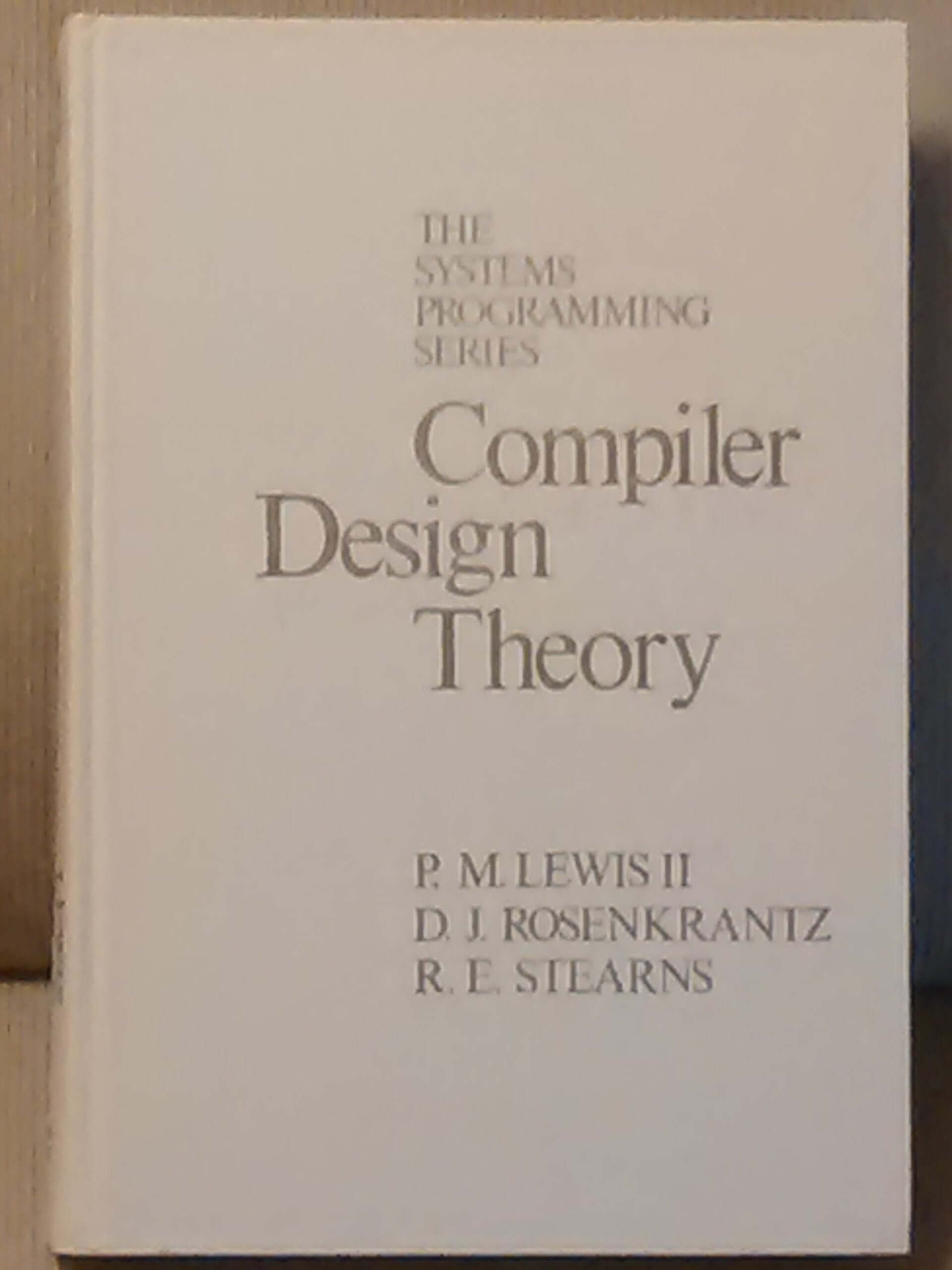 Compiler Design Theory used book depot