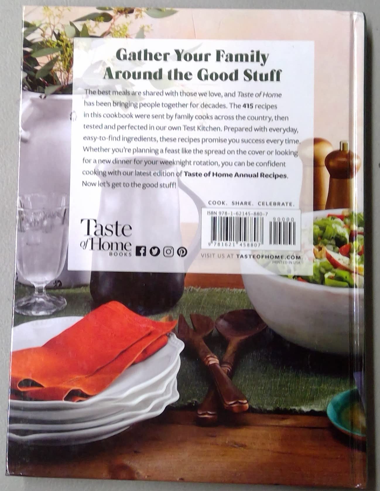 Taste of Home Annual Recipes 2023 used book depot