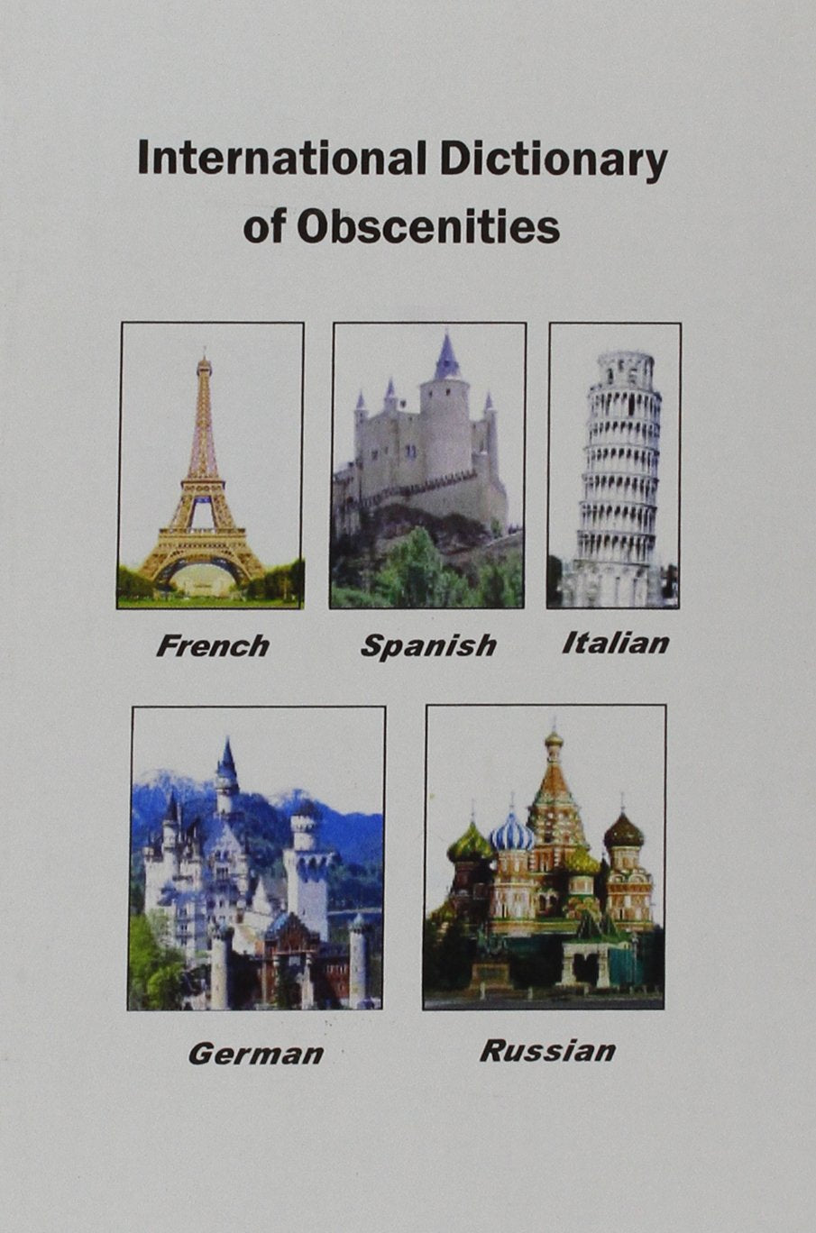 International Dictionary of Obscenities: A Guide to Dirty Words and Indecent Expressions in Spanish, Italian, French, German and Russian used book depot