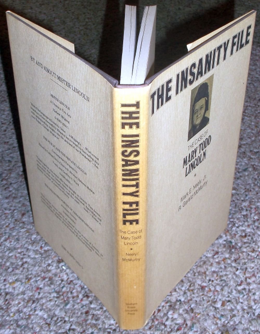 The Insanity File: The Case of Mary Todd Lincoln used book depot