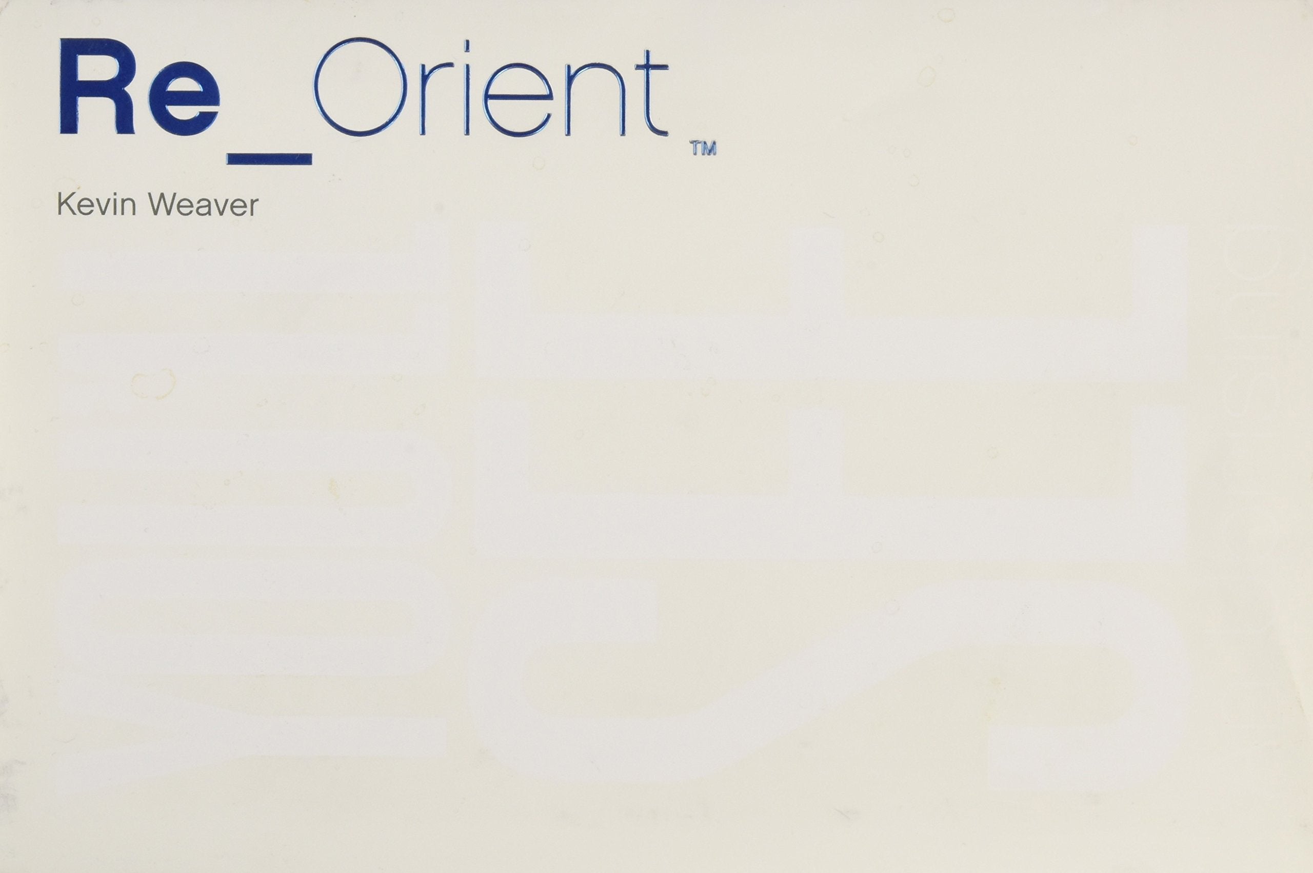 Re-Orient - You'L See An Uprising used book depot