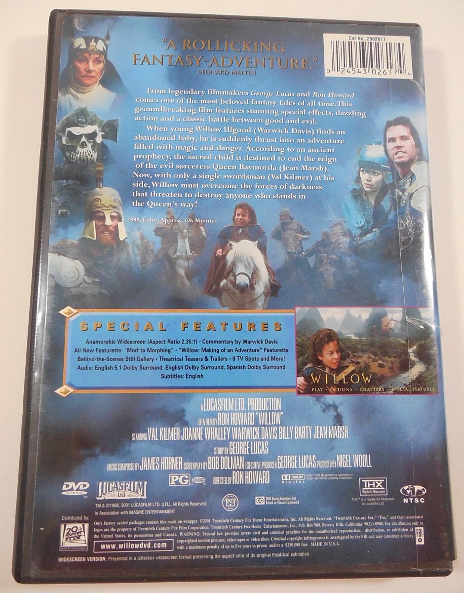Willow (Special Edition) [DVD] used book depot