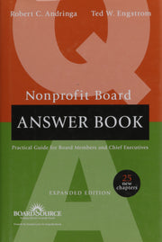 Nonprofit Board Answer Book: Practical Guidelines for Board Members and Chief Executives used book depot