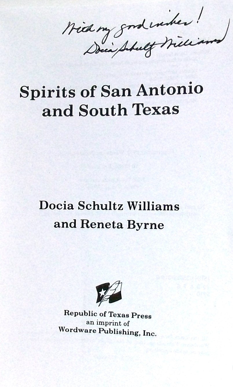 Spirits of San Antonio and South Texas