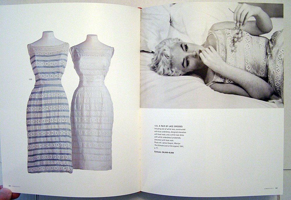 The Personal Property of Marilyn Monroe: Auction catalog, Wednesday 27 and Thursday 28 October 1999 used book depot
