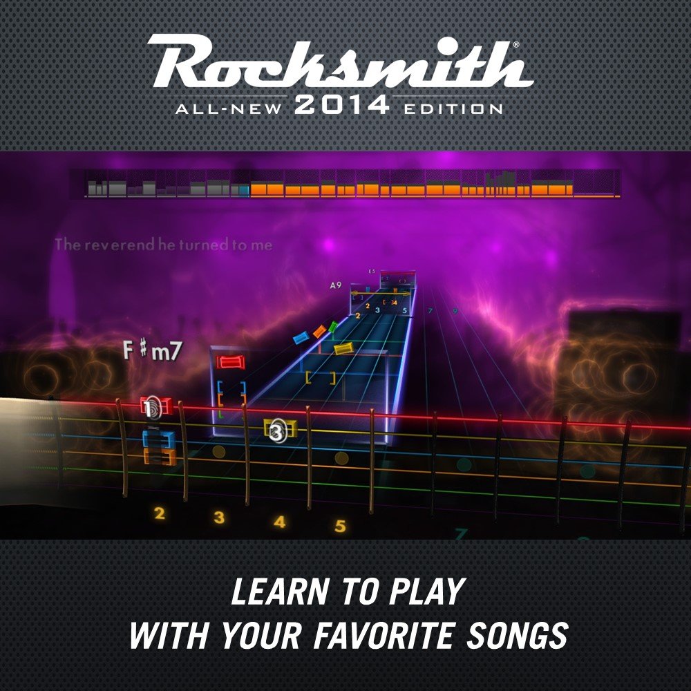 Rocksmith 2014 Edition - Playstation 3 (Cable Included) used book depot