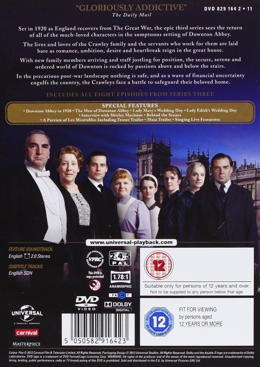 Downton Abbey - Series 1-3 / Christmas at Downton Abbey 2011 [DVD] [UK Import] used book depot