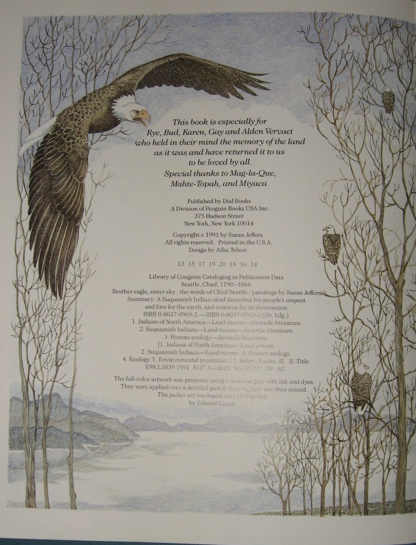 Brother Eagle, Sister Sky used book depot