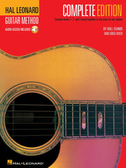 Guitar Method: Complete Edition Book's 1,2 and 3 - 2nd Edition| Learn Acoustic and Electric Guitar, Includes Chords Scales and Technique |Hal Leonard Guitar Method Songbook with Online Audio