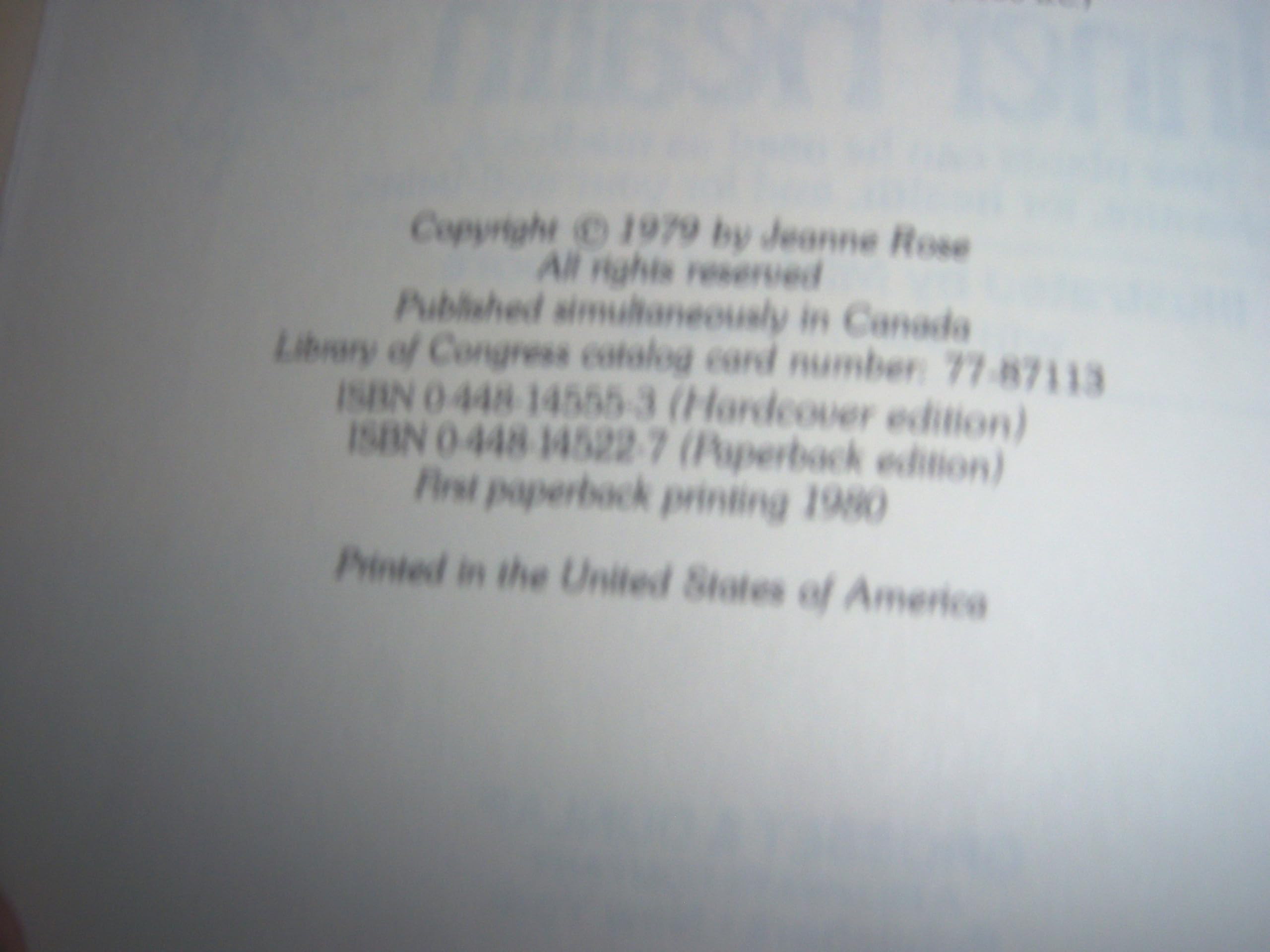Jeane Rose's Herbal Guide to Inner Health used book depot