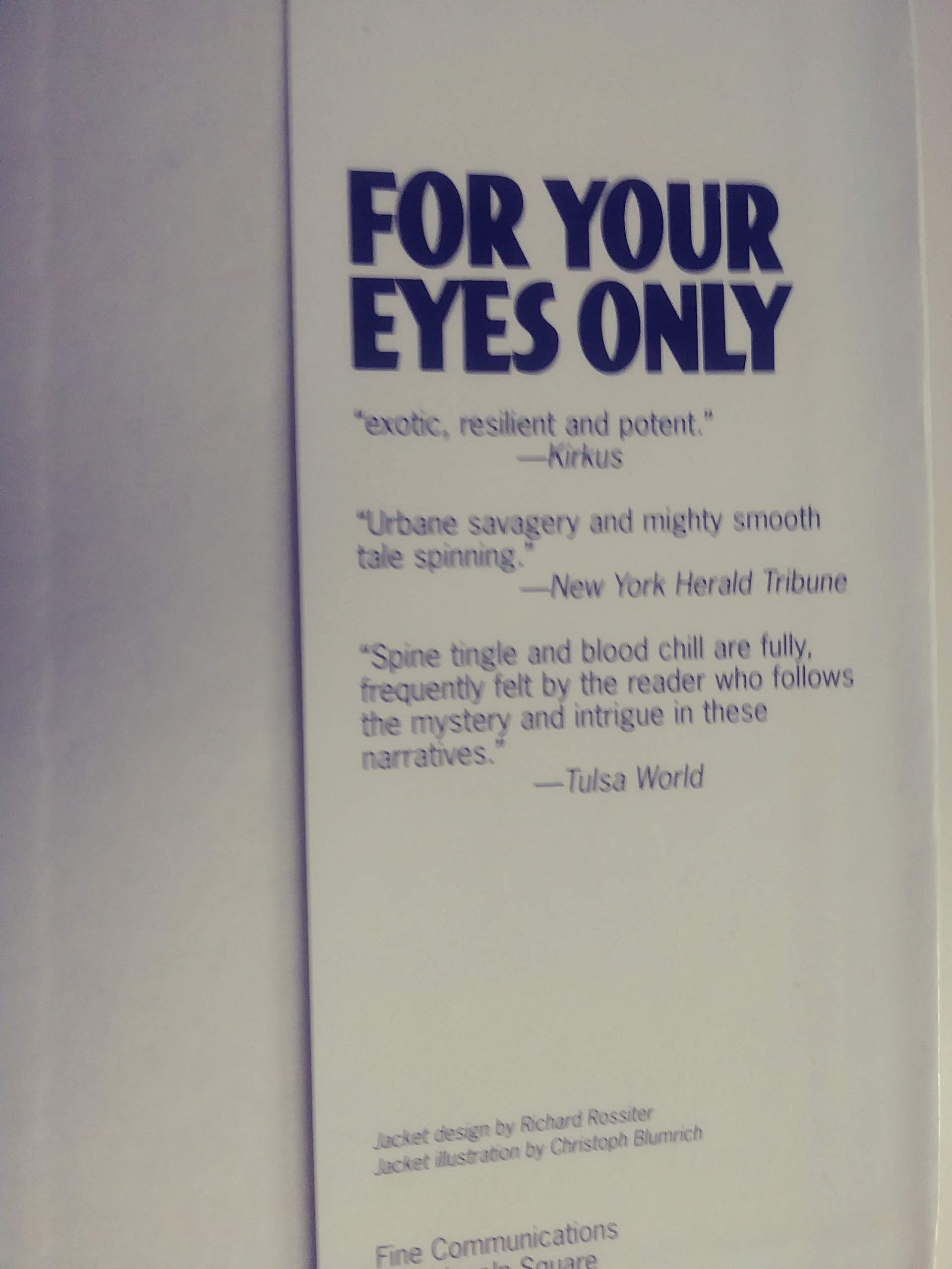 For Your Eyes Only (The James Bond Classic Library)