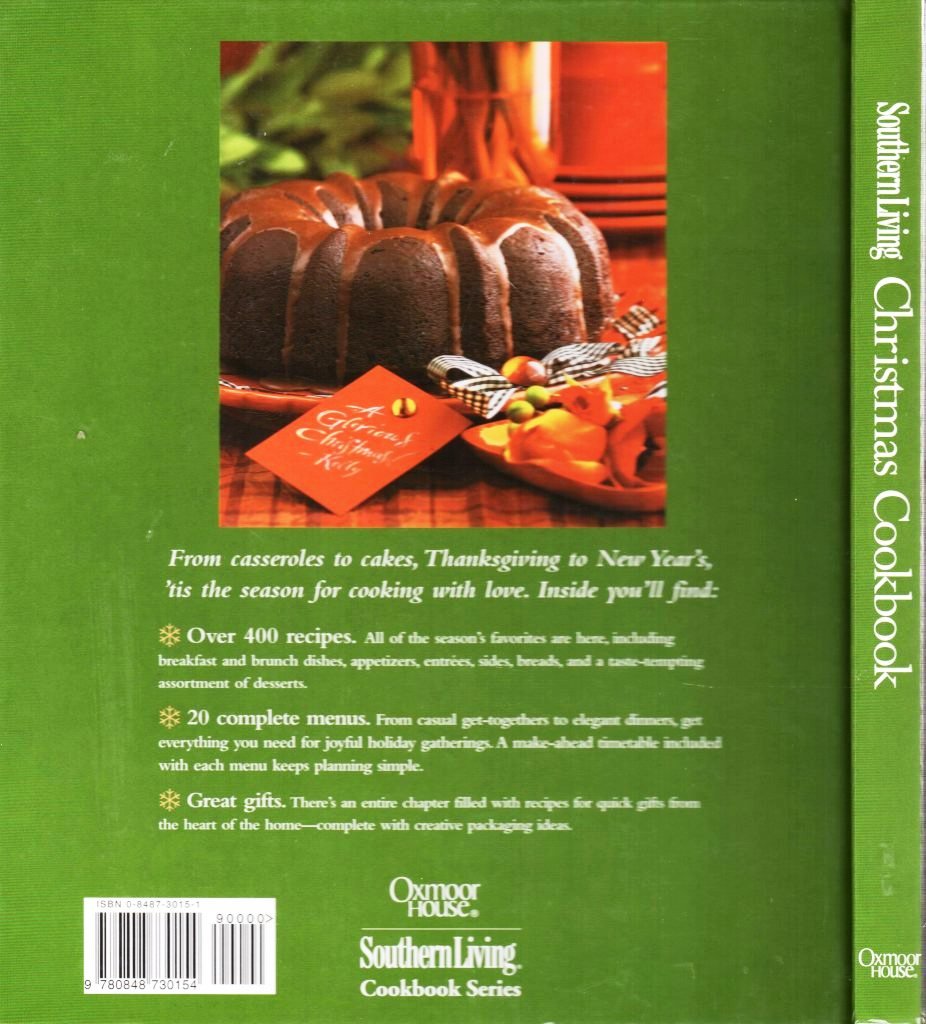 Southern Living Christmas Cookbook used book depot