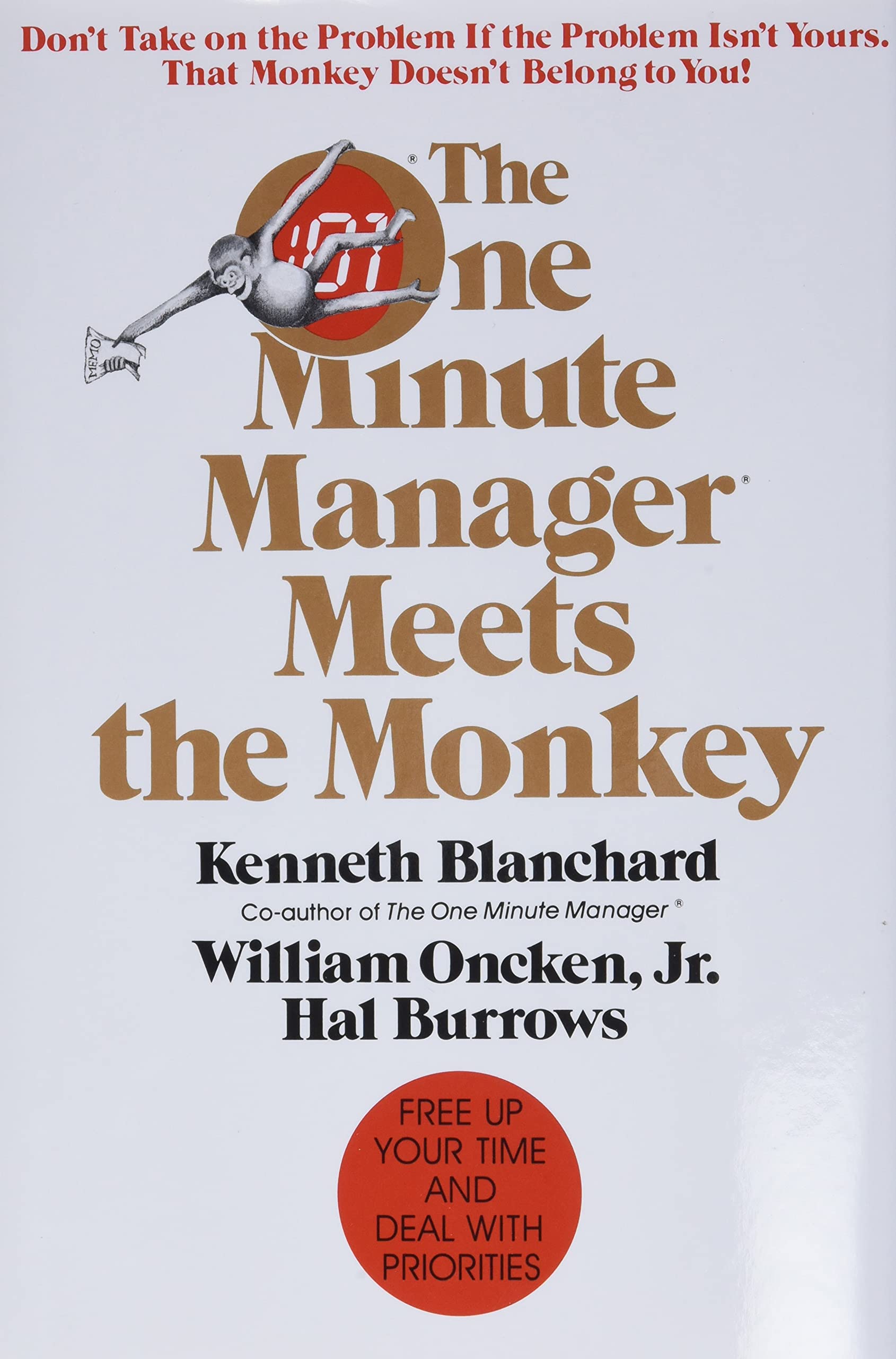 The One Minute Manager Meets The Monkey used book depot
