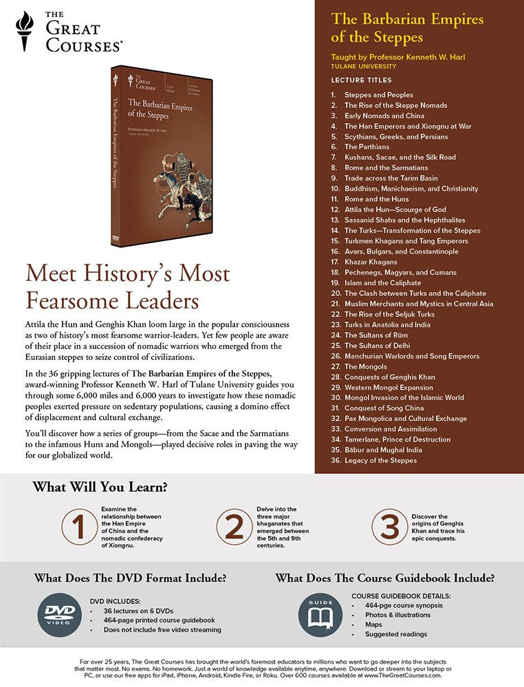The Barbarian Empires of the Steppes used book depot