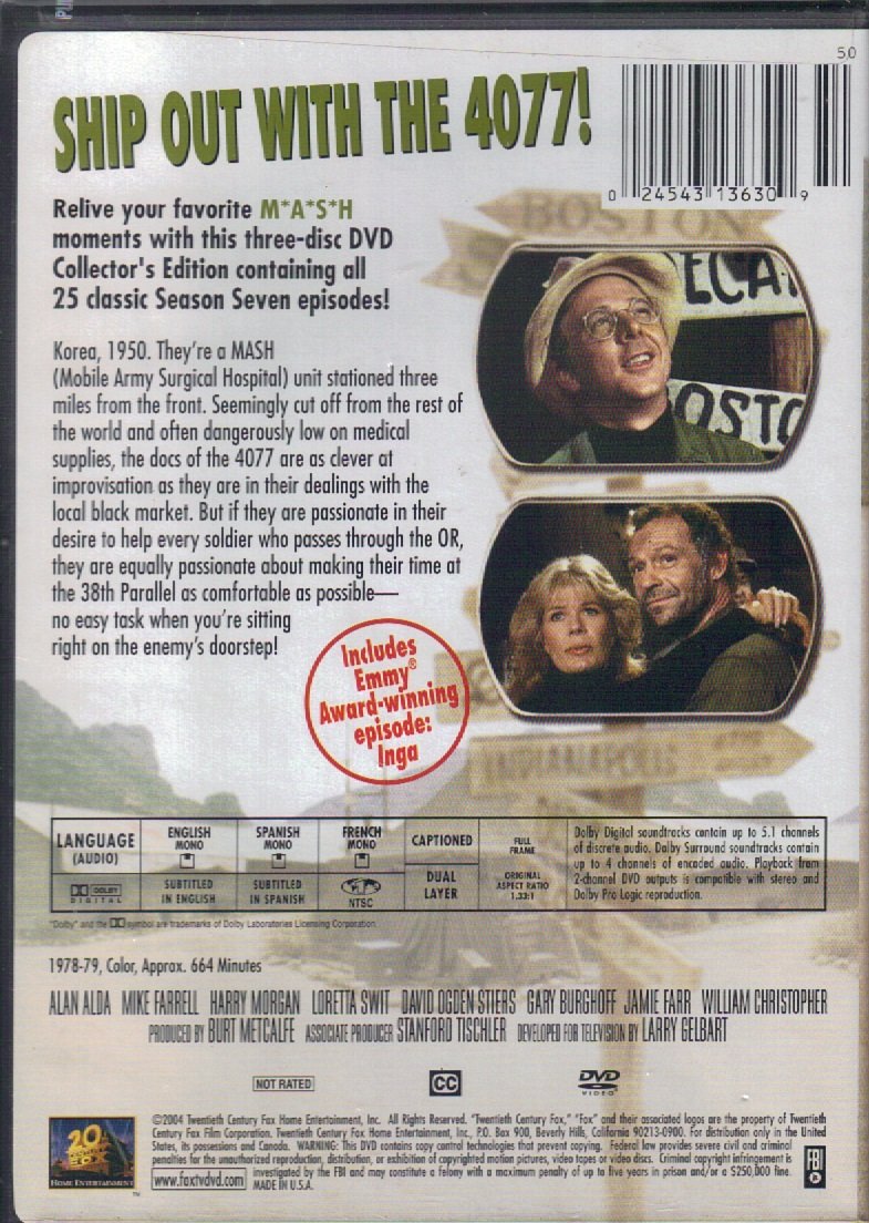 M*A*S*H - Season Seven (Collector's Edition) [DVD] used book depot