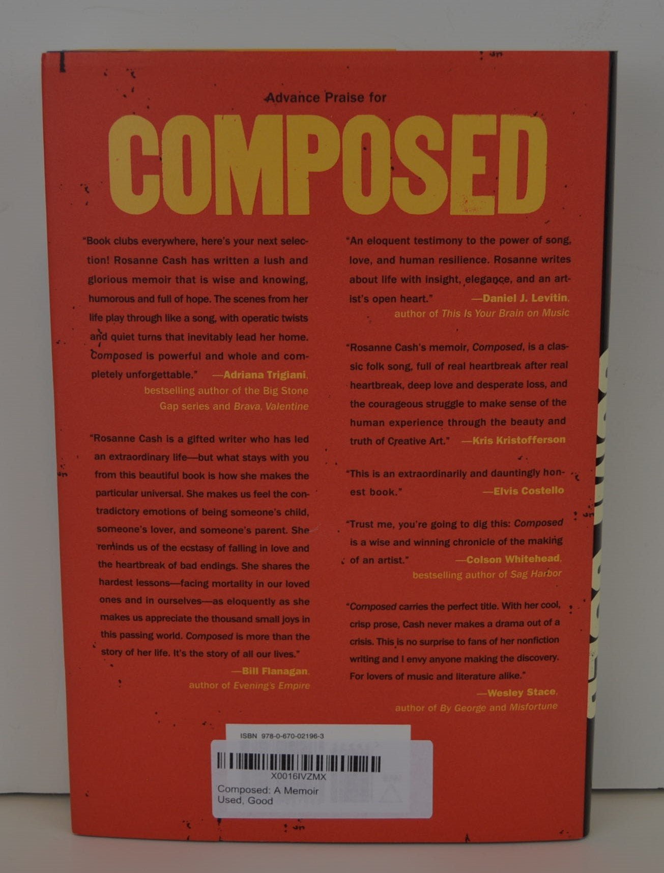 Composed: A Memoir used book depot