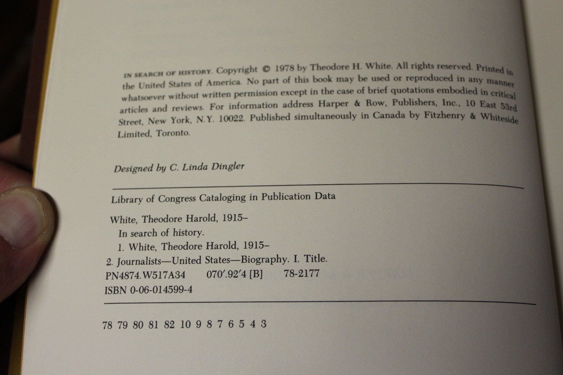 In Search of History: A Personal Adventure used book depot